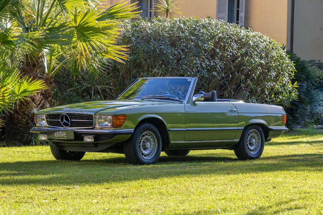 MERCEDES-BENZ r107 SL 450 V8 européenne CITRUS GREEN occasion